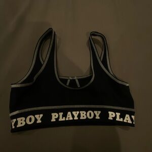 Playboy Black Sports Bra
